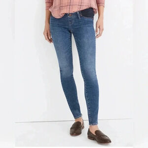 Madewell Maternity Side-Panel Skinny Jeans in Wendover Wash Size 26